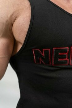 Fitness T-Shirt Nebbia Gym Tank Top Strength Black M Fitness T-Shirt - 3