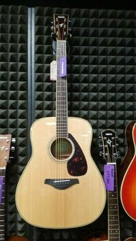 Guitarra dreadnought Yamaha FG840 Natural (Tao bons como novos) - 2