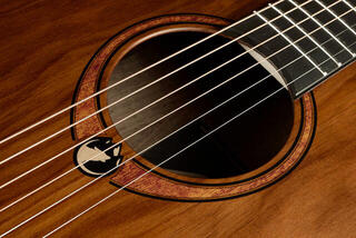 Electro-acoustic guitar LAG Sauvage TE Natural Electro-acoustic guitar - 5