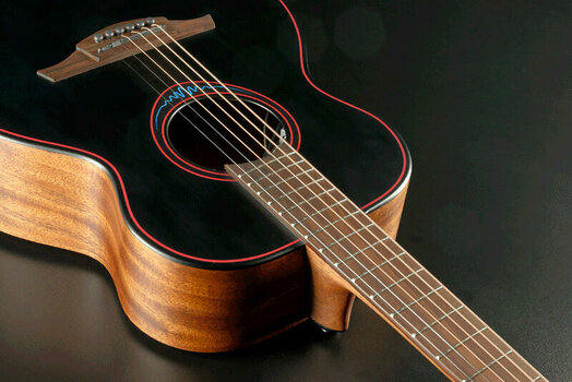 Elektroakoestische gitaar LAG TBW1TE Black - 4