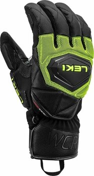 Ski Gloves Leki WCR Coach 3D Black/Ice Lemon 9 Ski Gloves - 2