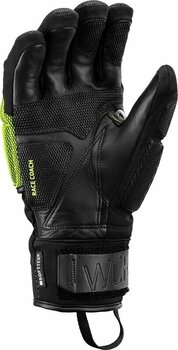 Ski Gloves Leki WCR Coach 3D Black/Ice Lemon 9 Ski Gloves - 3