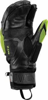 Ski-handschoenen Leki WCR Venom GS 3D Lobster Black/Ice Lemon 8 Ski-handschoenen - 3