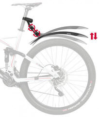 Fender / stänkskärm Zéfal Deflector RM90+ Black 27,5" (584 mm)-26" (559 mm)-29/28" (622 mm) Bak Fender / stänkskärm - 3