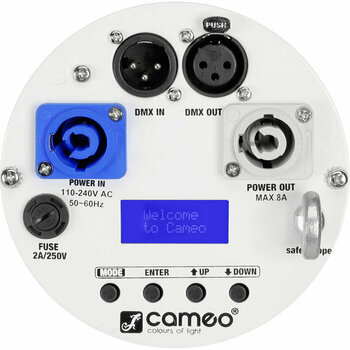 LED PAR Cameo Studio PAR 64 CAN RGBWA+UV 12 W WH - 3