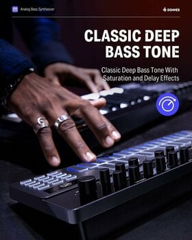 Синтезатор Donner B1 Analog Bass Synthesizer and Sequencer - 11