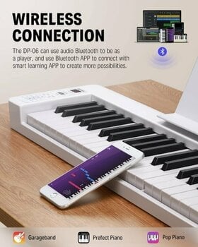 Keyboard with Touch Response Donner Dp-06 - 6