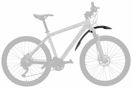 Blatník na bicykel Zéfal Deflector FM60 + RM60  Mudguards Set Čierna 27,5" (584 mm)-26" (559 mm) Predný-Zadný Blatník na bicykel - 6