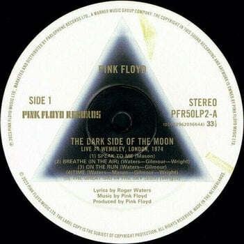 Vinylplade Pink Floyd -The Dark Side Of The Moon (Live At Wembley 1974) (LP) - 2