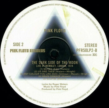 Vinylplade Pink Floyd -The Dark Side Of The Moon (Live At Wembley 1974) (LP) - 3