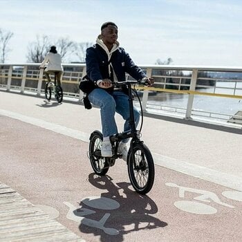 Treking / Gradski električni bicikl Eovolt Afternoon 20" V2 SHIMANO TOURNEY 1x7 Moon Grey - 14