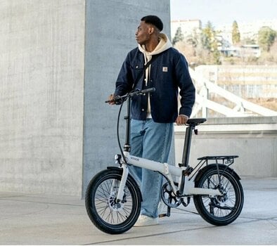 Hybride E-fiets Eovolt Afternoon 20" V2 SHIMANO TOURNEY 1x7 Moon Grey - 17