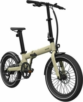 Hybrid E-Bike Eovolt Afternoon 20" V2 SHIMANO TOURNEY 1x7 Desert Sand - 2