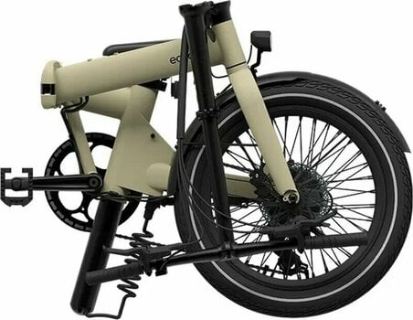 Hybrid E-Bike Eovolt Afternoon 20" V2 SHIMANO TOURNEY 1x7 Desert Sand - 3