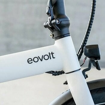 Bicicleta elétrica híbrida Eovolt Afternoon 20" V2 SHIMANO TOURNEY 1x7 Desert Sand - 11