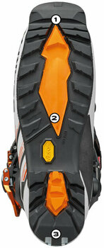 Skialpinistické boty Scarpa Maestrale 110 Orange/Black 27,0 - 6