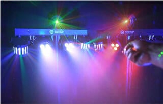 Lichtset Light4Me T-BAR LED PAR DERBY LASER Lichtset - 3