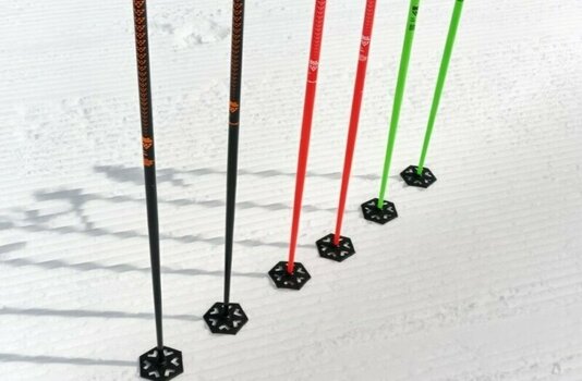 Ski Poles Black Crows Meta Black/Orange 115 cm Ski Poles - 5