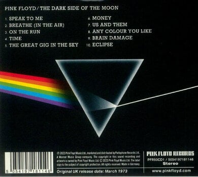 Zenei CD Pink Floyd - Dark Side of The Moon (50th Anniversary) (CD) - 2