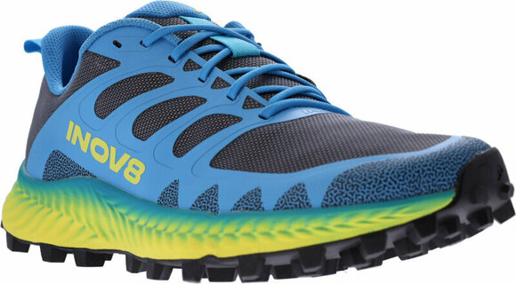 Trailowe buty do biegania Inov-8 Mudtalon Dark Grey/Blue/Yellow 42 Trailowe buty do biegania - 2