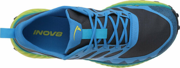 Trailowe buty do biegania Inov-8 Mudtalon Dark Grey/Blue/Yellow 44 Trailowe buty do biegania - 4