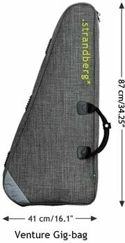 Guitare headless Strandberg Sälen 6 Tremolo Plini Edition Black - 18