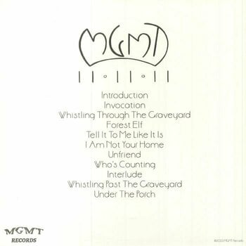 Disque vinyle MGMT - 11•11•11 (Sea Glass Blue Coloured) (LP) - 3