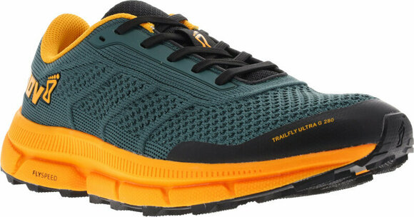 Трейл обувки за бягане Inov-8 Trailfly Ultra G 280 Pine/Nectar 41,5 Трейл обувки за бягане - 2