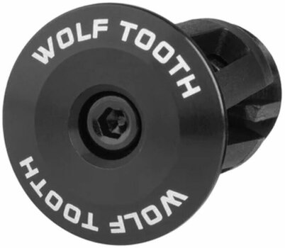 Grips Wolf Tooth Alloy Bar End Plugs Black Grips - 2