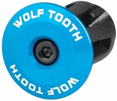 Puños Wolf Tooth Alloy Bar End Plugs Azul Puños - 2