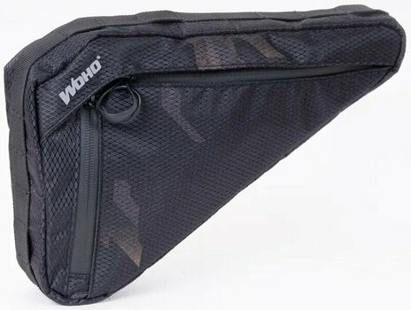 Fahrradtasche Woho X-Touring Tri Rahmentasche Cyber Camo Diamond Black 1,22 L - 2