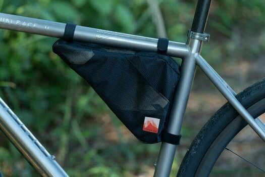 Saco para bicicletas Woho X-Touring Tri Frame Bag Bolsa de quadro Cyber Camo Diamond Black 1,22 L - 6