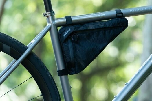 Cyklistická taška Woho X-Touring Tri Frame Bag Cyber Camo Diamond Black 1,22 L - 7