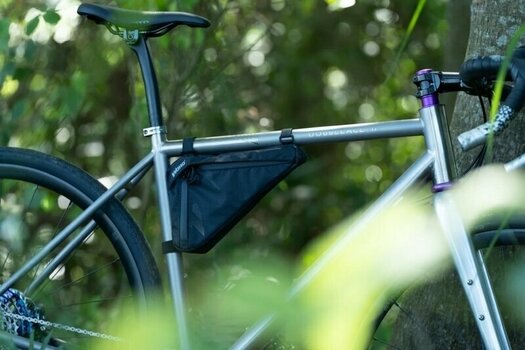 Saco para bicicletas Woho X-Touring Tri Frame Bag Bolsa de quadro Cyber Camo Diamond Black 1,22 L - 9