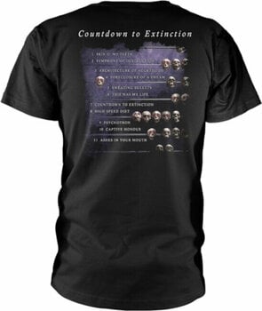 Shirt Megadeth Shirt Countdown To Extinction Unisex Black S - 2