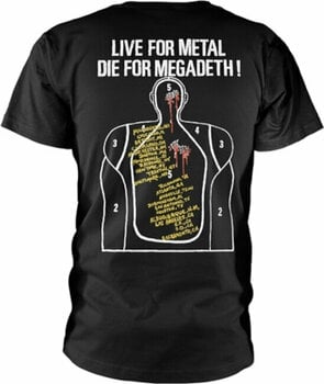 Shirt Megadeth Shirt Kill For Thrills Unisex Black M - 2