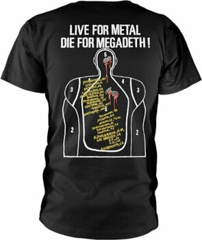 Риза Megadeth Риза Kill For Thrills Black 2XL - 2