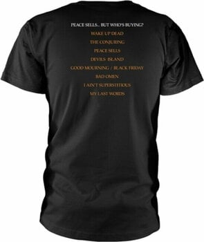 T-Shirt Megadeth T-Shirt Peace Sells... Unisex Black S - 2