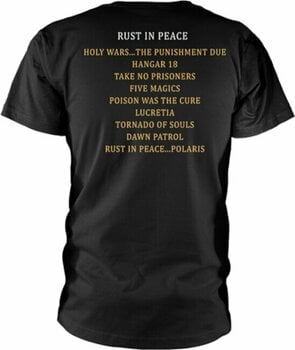 Shirt Megadeth Shirt Rust In Peace Unisex Black M - 2