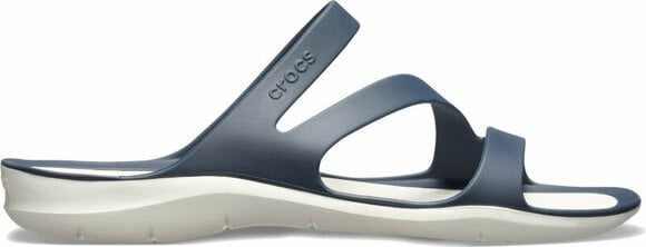 Womens Sailing Shoes Crocs Swiftwater Sandal Navy/White 41-42 - 2