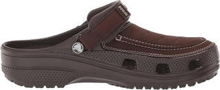 Mens Sailing Shoes Crocs Yukon Vista II LiteRide Clog Espresso/Mushroom - 1