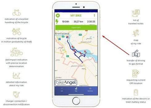 GPS Tracker / Locator bikeAngel 1-MOTO EU Smart GPS Tracker Alarm - 13