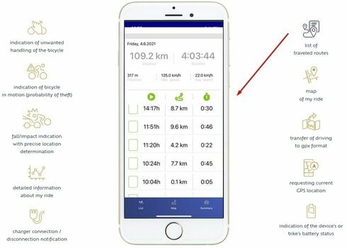 GPS lokátor / tracker bikeAngel 1-MOTO EU+BALKANS Smart GPS Tracker Alarm - 11