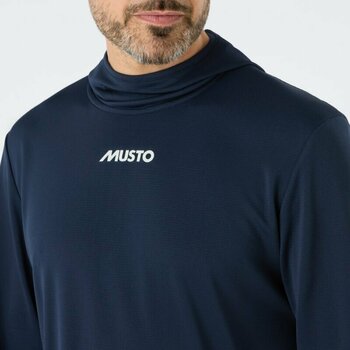 Sweatshirt Musto Evolution Sunblock Hoodie mit Kapuze Navy M - 4
