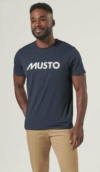 T-Shirt Musto Essentials Logo T-Shirt Navy S - 3