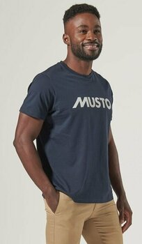 T-Shirt Musto Essentials Logo T-Shirt Navy S - 4