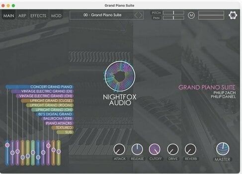 Complemento de efectos Nightfox Audio Nightfox Audio Launch Bundle Complemento de efectos (Producto digital) - 2