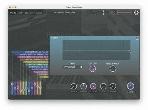 Effect Plug-In NIGHTFOX_AUDIO Nightfox Audio Grand Piano Suite (Digital product) - 5