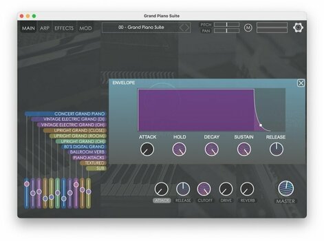 Effect Plug-In NIGHTFOX_AUDIO Nightfox Audio Grand Piano Suite (Digital product) - 8