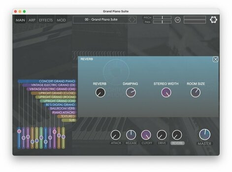 Studio software plug-in effect Nightfox Audio Nightfox Audio Grand Piano Suite (Digitaal product) - 11